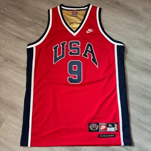 MICHAEL JORDAN 1984 Team USA Nike Jersey XL 48 Vintage Olympics NBA Bulls - Picture 1 of 8