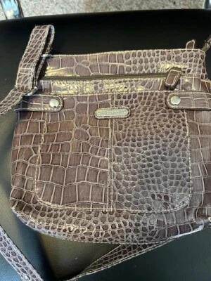 Rosetti Crossbody Handbag Women Gray Alligator - Image 1 of 3