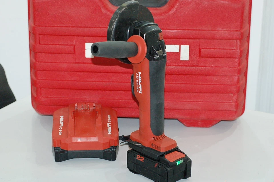 Hilti-AG5D-22 NURON Akku-Winkelschleifer + 1 x AKKU +Ladegerät mit Koffer - Bild 1 von 1