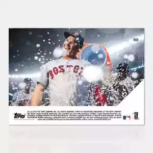 Brock Holt 2018 Topps Now #869 1. Nachsaisonzyklus/1222 Red Sox - Bild 1 von 2