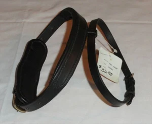 Nuevo de Lote Antiguo Ideal Cuero Ecuestre Carro Conducción Poni Talla Banda Nariz Acolchada con Flash - Imagen 1 de 12