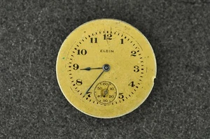 VINTAGE 6/0 SIZE GRADE 431 ELGIN O.F. POCKET WATCH MOVEMENT - NOT RUNNING - Picture 1 of 2