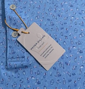 NEU Peter Millar Sommer Komfort Herren Größe Small Chillax Performance Golf Polo S - Bild 1 von 11
