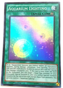 Yugioh - Aquarium Lighting - Set DRL2-EN044 - NM 1st Edition - SUPER RARE CARD - Picture 1 of 3