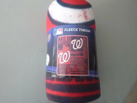 Washington Nationals  Fleece Throw - 50" x 60" - Fleece Blanket (Free Shipping) Cover