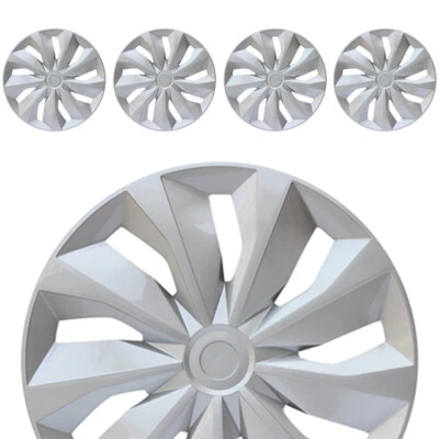 Silvery Set (4pcs) fit for Honda Civic 2003-2005 15" Hubcaps Wheel Covers - Image 1 of 4