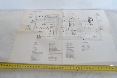 schema impianto elettrico Alfa Romeo Giulia Super old car in buone condizioni - Immagine 1 di 4
