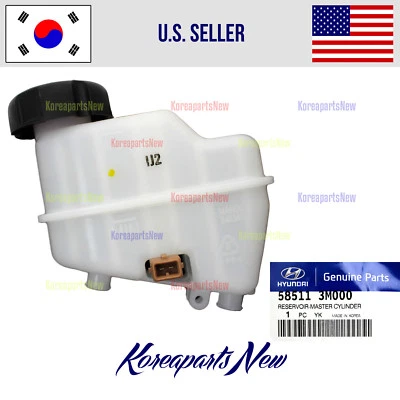 Brake Master Cylinder Reservoir Tank 585113M000 HYUNDAI GENESIS SEDAN 2009-2014 - Image 1 of 2