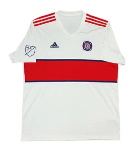 MAGLIA chicago fire adidas 2018-19 2019-20 SHIRT JERSEY SOCCER USA MLS CAMISETA - Foto 1 di 11