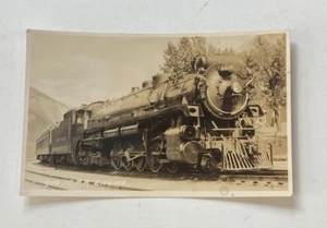 RPPC C.P.R. Train Engine Canadian Pacific Railway Byron Harmon Publ. Circa 1940s - Picture 1 of 5