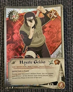 Naruto CCG 2006 Hayate Gekko #122 Diamond Foil 1st Edition NM  - Picture 1 of 2