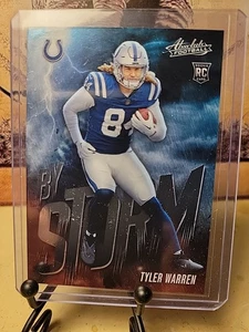 2025 Absolute Football Tyler Warren by Storm RC #20 Colts ROOKIE  - Bild 1 von 2