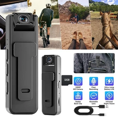 Mini Camera 1080P Digital Video Recorder Body Camera Infrared Night Vision - Image 1 of 4