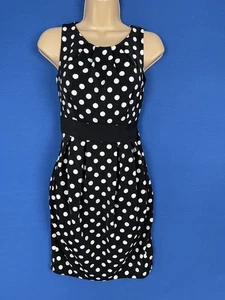 Kardashian Kollektion gepunktetes gepunktetes Kleid Größe 8 - Bild 1 von 6