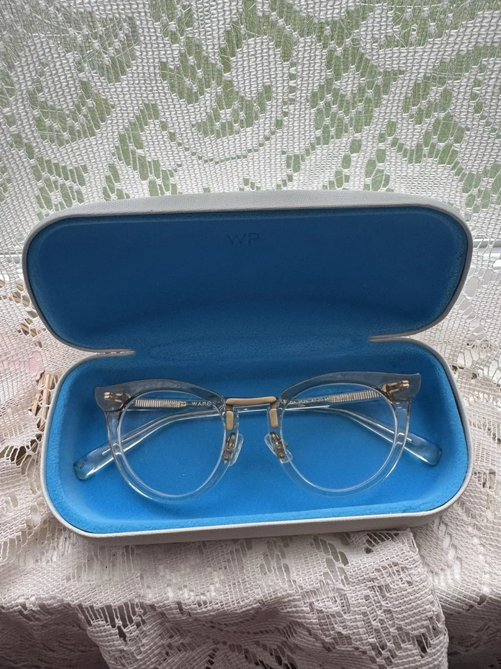 Warby Parker Leith Zelda Оправы, Серо-коричневые И Прозрачные С Золотом - ВИНТАЖНЫЕ ОЧКИ - Изображение 1 из 4