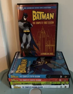 THE BATMAN Complete Series DVD 5 Lot Season 1-5 Animated DC Comics - Picture 1 of 7
