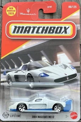 Matchbox 2004 MASERATI MC12 #86/125 New Casting For 2025 - Image 1 of 4