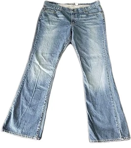 Old Navy Jeans Womens Sz 16R 2000s VTG Ultra Low Waist BootCut Med Wash Normcore - Bild 1 von 12