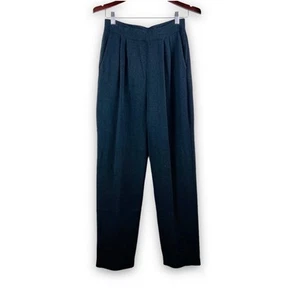 Pantalone abito Santana vintage St John taglia 4 classico maglia lana nero - Foto 1 di 11