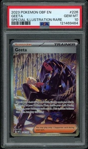 Tarjeta Pokémon PSA 10 GEMAS COMO NUEVA Geeta 226 Obsidian Flames - Imagen 1 de 2