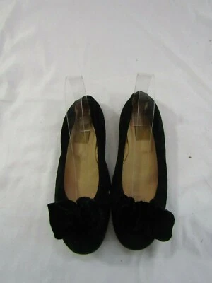 Lanvin 黑色平底蝴蝶结细节尺寸 EU 39.5 — 第 1/4 张图片