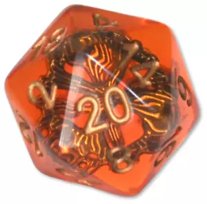 UDIXI d20 Ruota d20 RE-GE01 20 lati Dadi Poliedrici DnD D&D Tavolo RPG - Foto 1 di 1