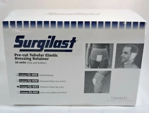 20 Unità GL-622 Mutandine Surgilast Pretagliate Tubolare Elastico Ferma medicazione XLG - Foto 1 di 5