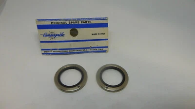 Nuevo de Lote Antiguo Campagnolo Buje Delantero Tapacubos Par Bicicleta MTB / Record Nuovo Foto 1 de 3