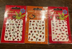 Joby Adesivi Nail Art Set di 3 NA09-35 TH-01 NA0923 Fragole Ringraziamento - Foto 1 di 5