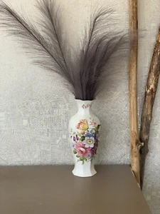 Vaso in porcellana Howard Spray con piume finte - Foto 1 di 6