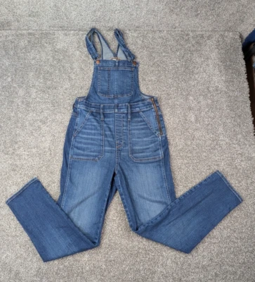 Madewell Overalls Womens M Denim Faded Wash Bib Coveralls Ranch Country Casual - Image 1 of 4