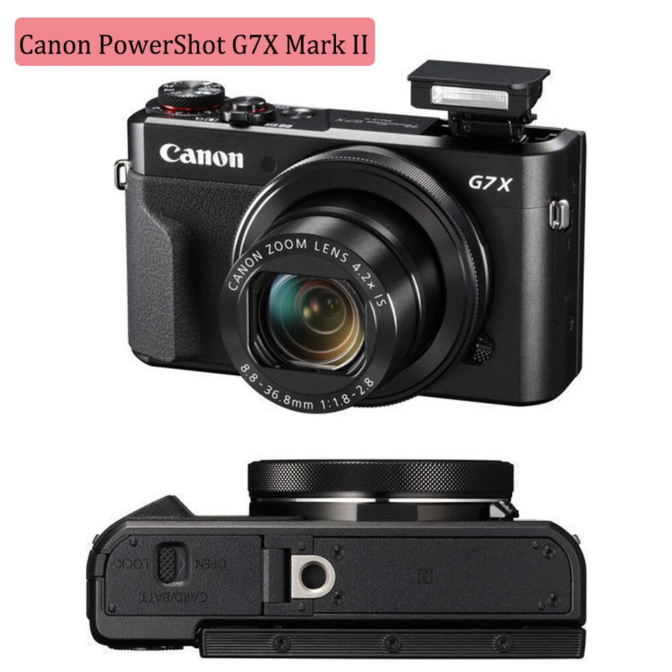 Cámara digital Canon PowerShot G7x Mark II 20,1 MP 4,2x zoom óptico - 98 % nueva Foto 1 de 4