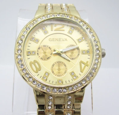 Reloj Mujer Geneva Cuarzo Analógico Dial Causal Redondo (E51) Foto 1 de 4