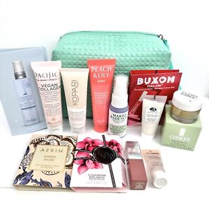 ULTA BEAUTY 13pc Beauty Bag Gift Set Skincare Makeup Perfume Hair Samples Minis