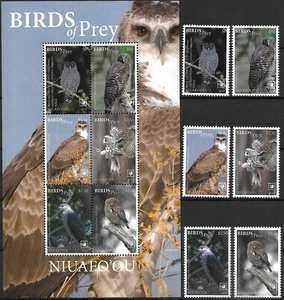 NIUAFO'OU - 2018 MNH "Birds Of Prey - EAGLES & OWLS" ¡Juego de sábanas y recuerdos (I)!! - Imagen 1 de 1
