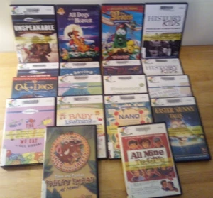 Lot of 18 Children's DVDs Educational & Entertainment - Picture 1 of 7