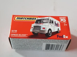 Matchbox Power Grabs: Express Delivery weiss "Fed Ex" OVP - Bild 1 von 2