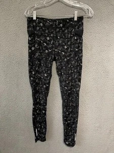 Athleta Womens Leggings Gray Size Small Yoga Geometric Print Adult Stretch - Picture 1 of 5