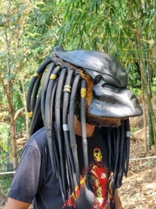 Remove Mask Woft Predator Replica Mask Latex Helmet Cosplay  ComicCons Costume - Picture 1 of 9