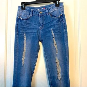 Gebrauchte Nine Planet Distressed Grunge Denim Jeans Gr. 7 Taille 30-32" gedehnt - Bild 1 von 8