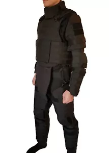 Black set of Body Armor Gear Protection: bulletproof Tactical vest, pads - Picture 1 of 12