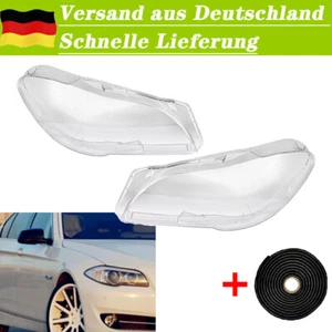 RECHTS+LINKS Scheinwerferglas Linse + Dichtband Für BMW 5er F10 F11 2009-2017 - Bild 1 von 18