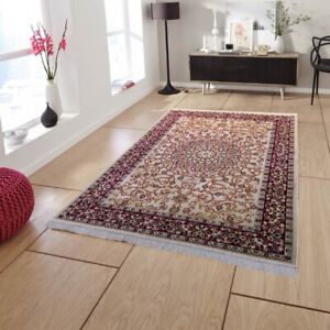 KERMAAN' Traditional Small Large Area Rugs Living Room Bedroom Carpet Floor Mats
