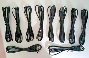 10 Pack - 6 ft Lamp Cord w/ Open End, Polarized Plug, UL Listed 2-Prong  NEW - Picture 1 of 7