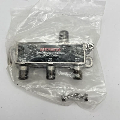 Antronix CMC2003H Cable TV Splitter Coaxial RG6 Coax 3 Way Output - Image 1 of 4