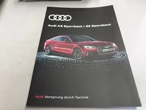 2014? Folleto de ventas de AUDI A5 S5 SPORTBACK - Imagen 1 de 4
