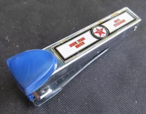 Mini cucitrice vintage metà secolo anni '50 Texaco con logo Insegna Porcellana Smalto BELLA - Foto 1 di 7