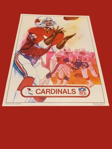St Louis Cardinals Wall Art from 1982 Kellogg's Poster - 8x10.5 Color Photo Cover