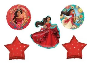 5 pc. ELENA OF AVALOR Happy Birthday Party Balloons Decoration Supplies Disney - Picture 1 of 1