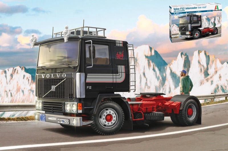 Modellino camion truck model kit di montaggio Italeri VOLVO F12 INTERCOOLER 1:24 - Immagine 1 di 1